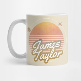 james taylor ll retro 80s moon Mug